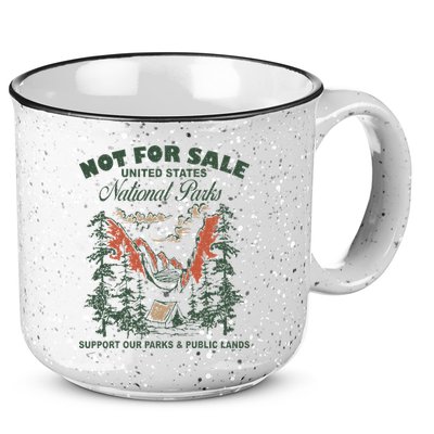 Not For Sale National Parks Support Our Parks 15oz Campfire Ceramic Mug