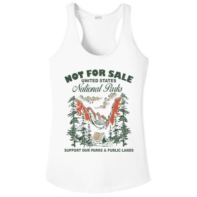 Not For Sale National Parks Support Our Parks Ladies PosiCharge Competitor Racerback Tank