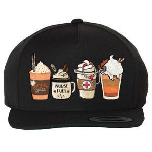 Nurse Fuel Spiced Coffee Thanksgiving Stethoscope Gift Wool Snapback Cap