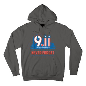 Never Forget September 11 2001 Memorial Day American Flag Hoodie