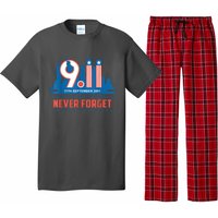 Never Forget September 11 2001 Memorial Day American Flag Pajama Set