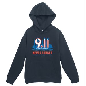 Never Forget September 11 2001 Memorial Day American Flag Urban Pullover Hoodie