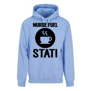 Nurse Fuel Stat Funny Coffee Meaningful Gift Unisex Surf Hoodie