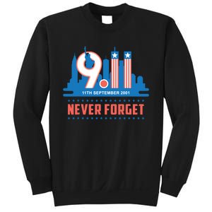 Never Forget September 11 2001 Memorial Day American Flag Sweatshirt