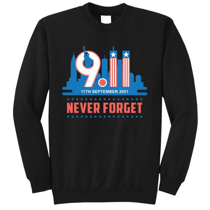 Never Forget September 11 2001 Memorial Day American Flag Sweatshirt