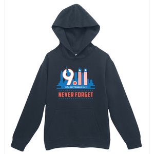 Never Forget September 11 2001 Memorial Day American Flag Urban Pullover Hoodie