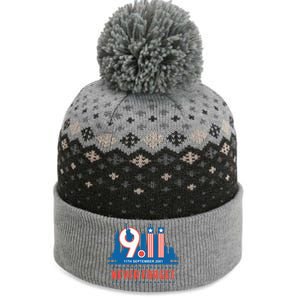 Never Forget September 11 2001 Memorial Day American Flag The Baniff Cuffed Pom Beanie