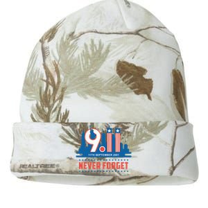 Never Forget September 11 2001 Memorial Day American Flag Kati Licensed 12" Camo Beanie