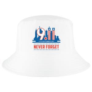 Never Forget September 11 2001 Memorial Day American Flag Cool Comfort Performance Bucket Hat