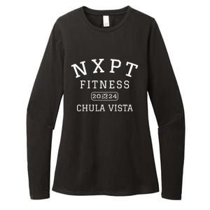 Nxpt Fitness Studio 2024 Retro College Style Chula Vista Ca Womens CVC Long Sleeve Shirt