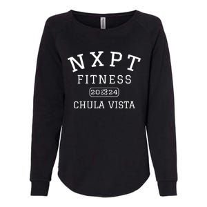 Nxpt Fitness Studio 2024 Retro College Style Chula Vista Ca Womens California Wash Sweatshirt