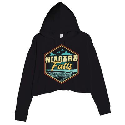 Niagara Falls Souvenir Cool Gift Matching Last Minute Gift Crop Fleece Hoodie