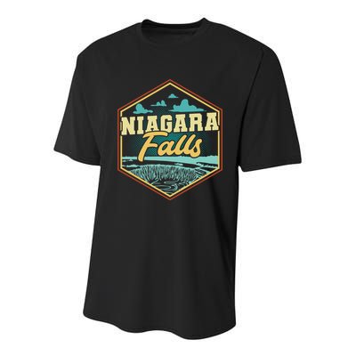 Niagara Falls Souvenir Cool Gift Matching Last Minute Gift Youth Performance Sprint T-Shirt