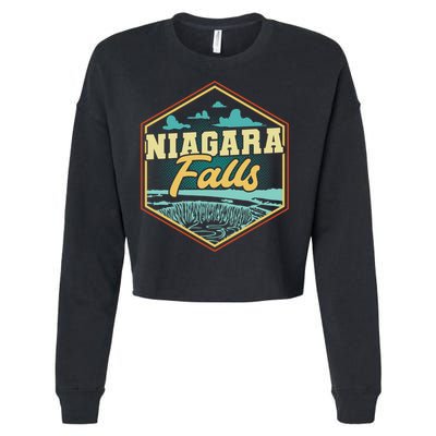 Niagara Falls Souvenir Cool Gift Matching Last Minute Gift Cropped Pullover Crew