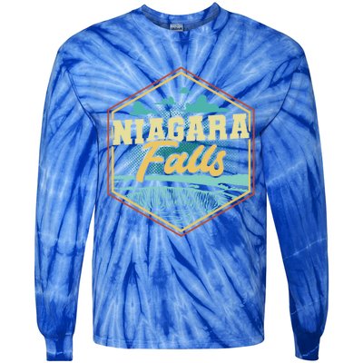 Niagara Falls Souvenir Cool Gift Matching Last Minute Gift Tie-Dye Long Sleeve Shirt