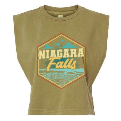 Niagara Falls Souvenir Cool Gift Matching Last Minute Gift Garment-Dyed Women's Muscle Tee