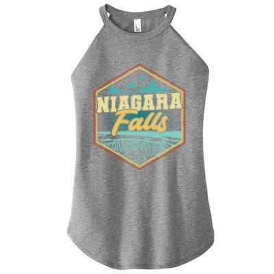 Niagara Falls Souvenir Cool Gift Matching Last Minute Gift Women's Perfect Tri Rocker Tank