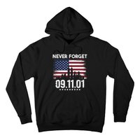 Never Forget September 11 2001 Memorial Day American Flag Hoodie