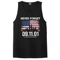 Never Forget September 11 2001 Memorial Day American Flag PosiCharge Competitor Tank