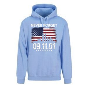 Never Forget September 11 2001 Memorial Day American Flag Unisex Surf Hoodie