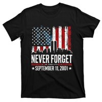 Never Forget September 11 2001 Memorial Day T-Shirt