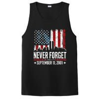 Never Forget September 11 2001 Memorial Day PosiCharge Competitor Tank