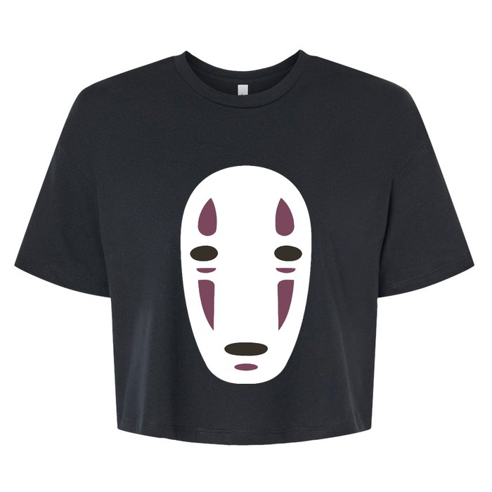 No Face Spirited Away Bella+Canvas Jersey Crop Tee