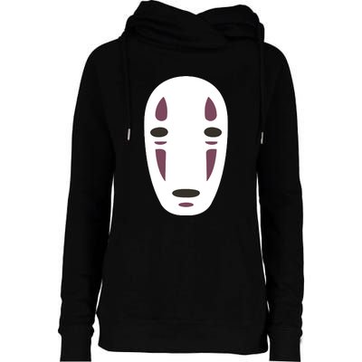 No Face Spirited Away Womens Funnel Neck Pullover Hood