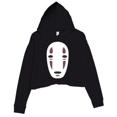 No Face Spirited Away Crop Fleece Hoodie