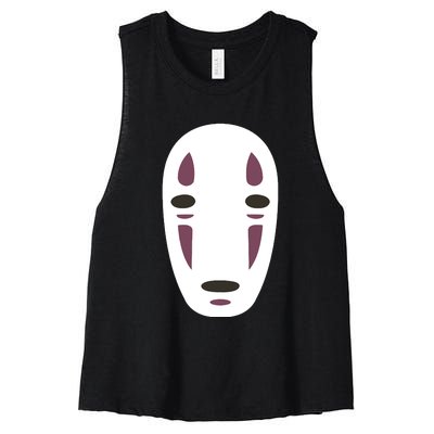 No Face Spirited Away Women's Racerback Cropped Tank