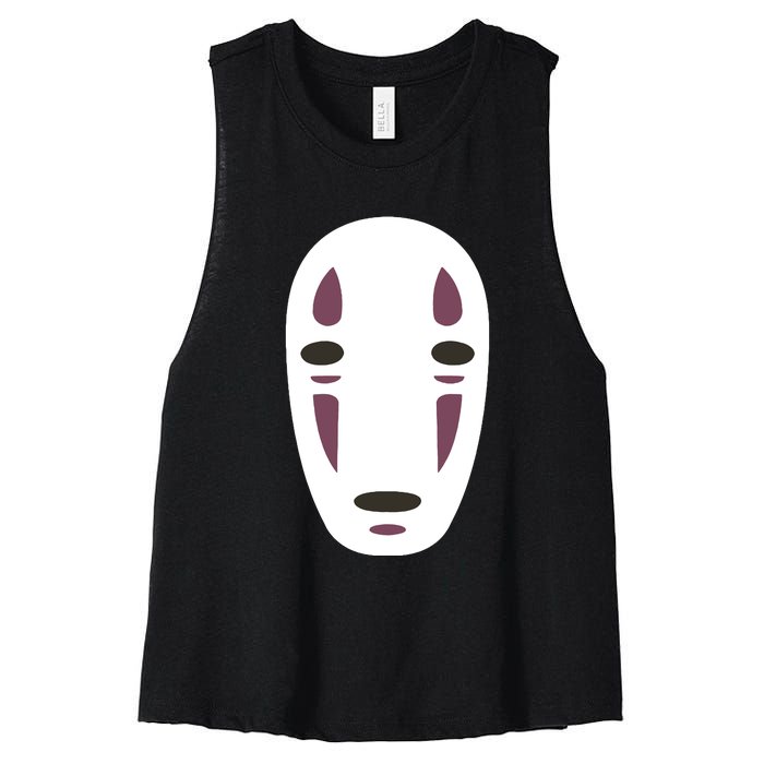 No Face Spirited Away Women's Racerback Cropped Tank