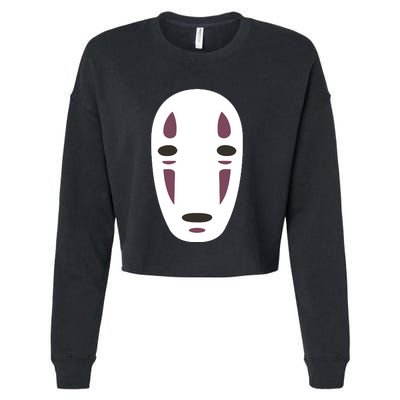 No Face Spirited Away Cropped Pullover Crew