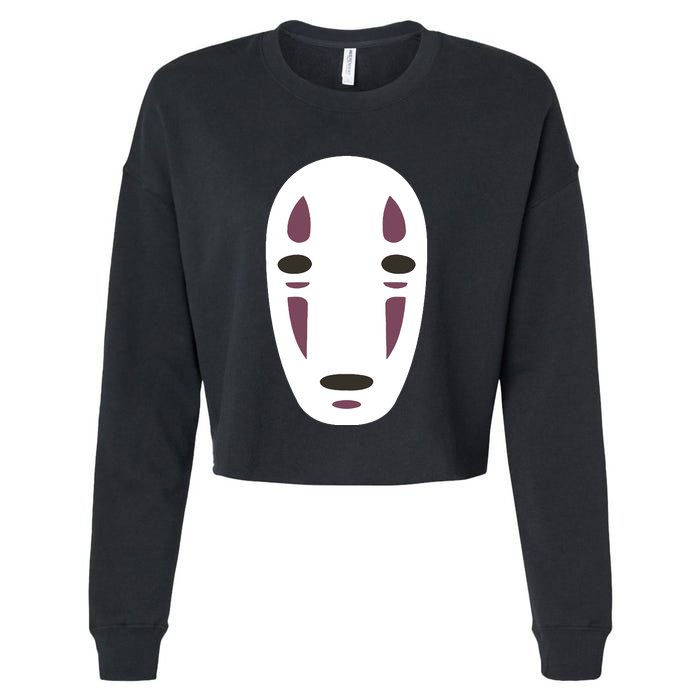 No Face Spirited Away Cropped Pullover Crew