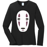 No Face Spirited Away Ladies Long Sleeve Shirt