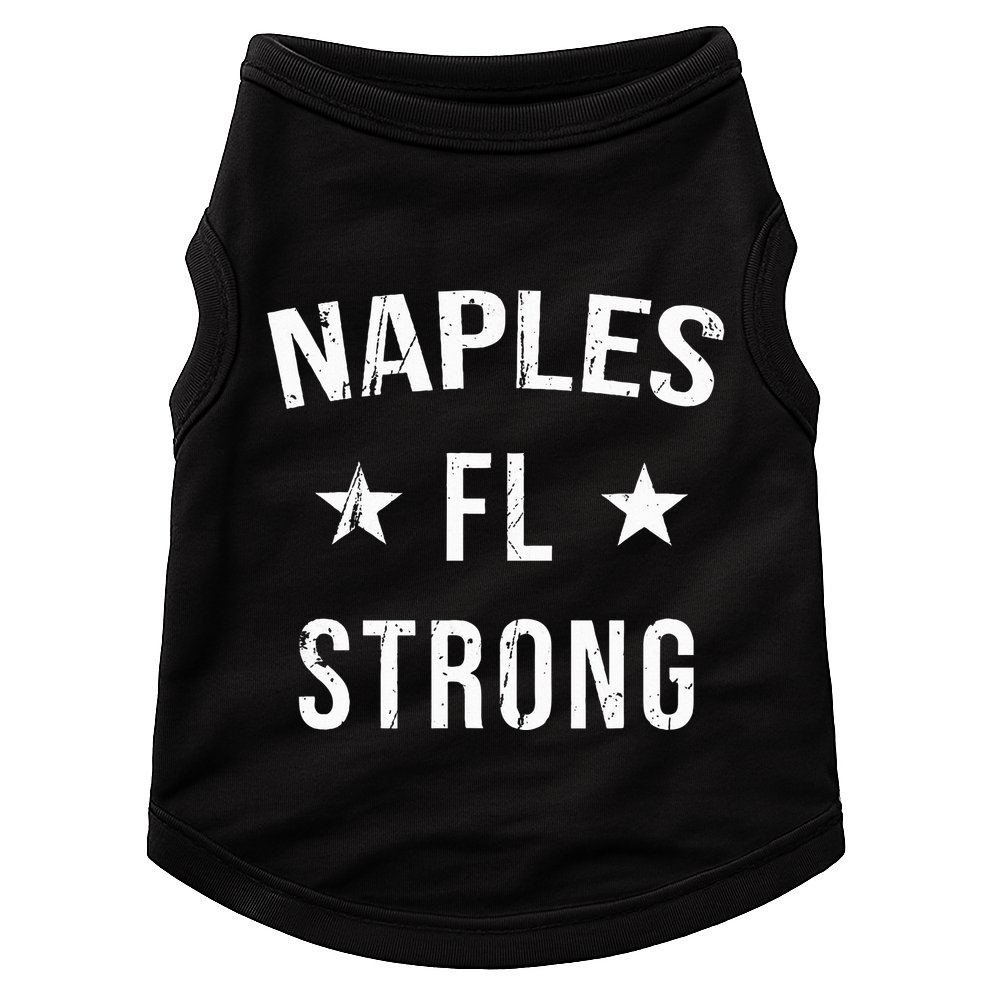 Naples Fl Strong Hometown Souvenir Vacation Florida Doggie Tank