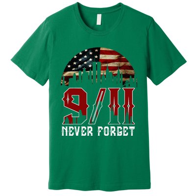 Never Forget September 11 2001 Memorial Day Premium T-Shirt