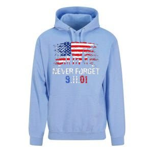 Never Forget September 11 2001 Memorial Day American Flag Gift Unisex Surf Hoodie