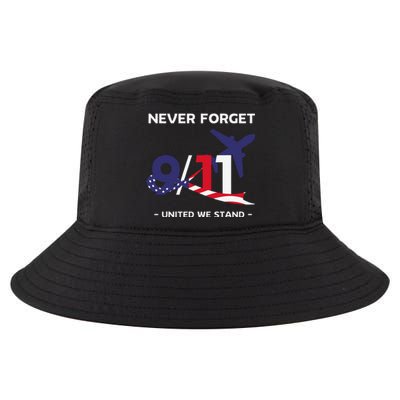 Never Forget September 11 2001 Memorial Day American Flag Gift Cool Comfort Performance Bucket Hat