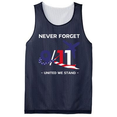 Never Forget September 11 2001 Memorial Day American Flag Gift Mesh Reversible Basketball Jersey Tank