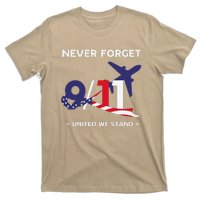 Never Forget September 11 2001 Memorial Day American Flag Gift T-Shirt