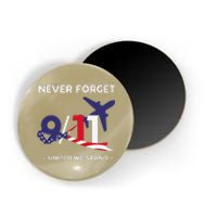 Never Forget September 11 2001 Memorial Day American Flag Gift Magnet