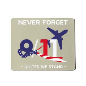 Never Forget September 11 2001 Memorial Day American Flag Gift Mousepad