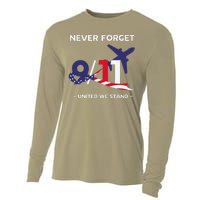 Never Forget September 11 2001 Memorial Day American Flag Gift Cooling Performance Long Sleeve Crew