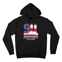 Never Forget September 11 2001 Memorial Day American Flag Hoodie