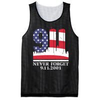 Never Forget September 11 2001 Memorial Day American Flag Mesh Reversible Basketball Jersey Tank