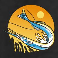 Needle Fish Sunset 11oz C Handle Ceramic Mug