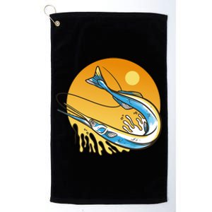 Needle Fish Sunset Platinum Collection Golf Towel