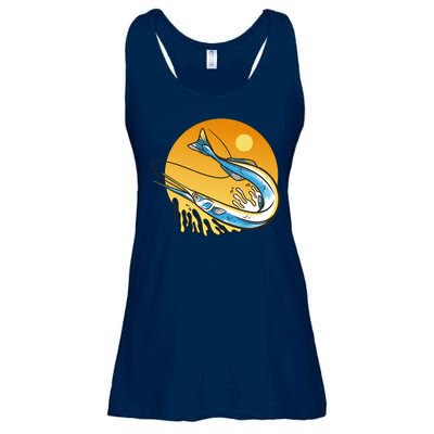 Needle Fish Sunset Ladies Essential Flowy Tank