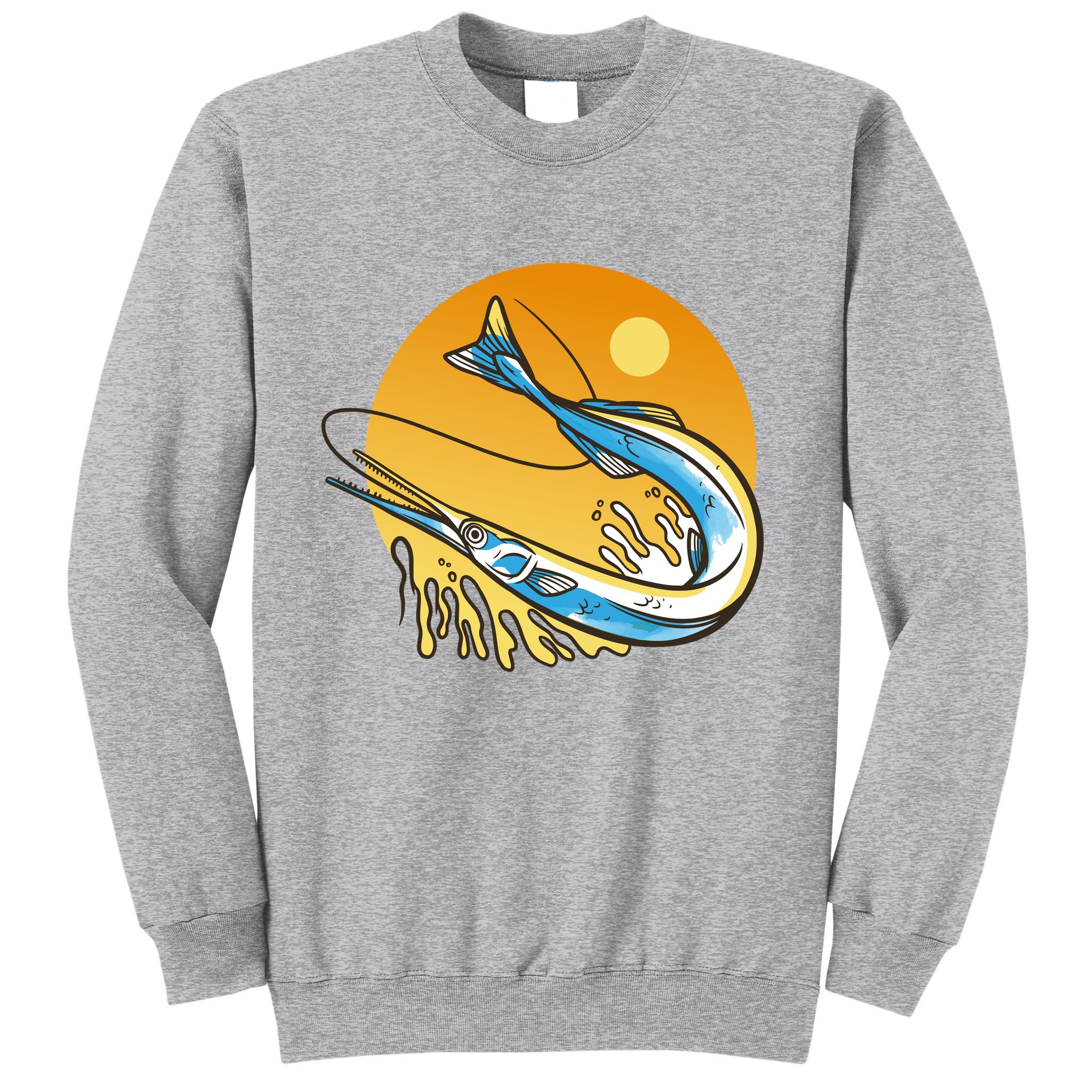 Needle Fish Sunset Sweatshirt