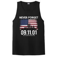 Never Forget September 11 2001 Memorial Day American Flag PosiCharge Competitor Tank